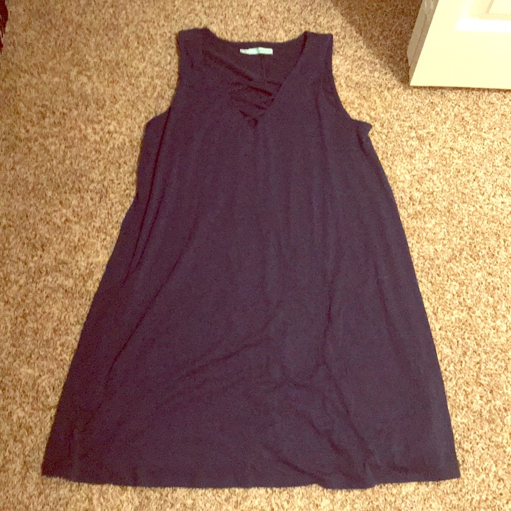 Navy T-shirt dress